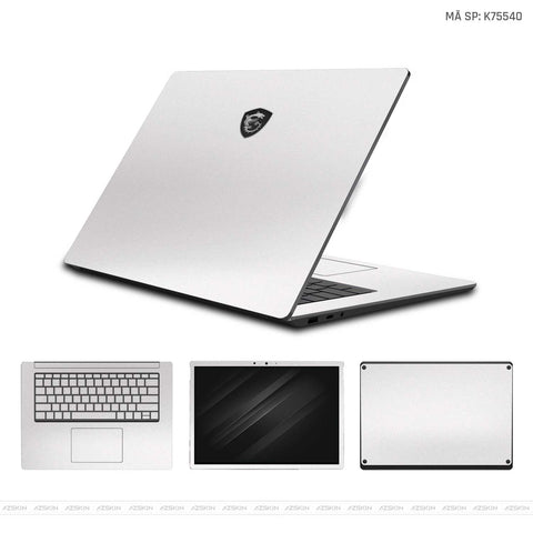 Dán Skin Laptop MSI Đổi Màu Trắng Ngọc Trai | VN010
