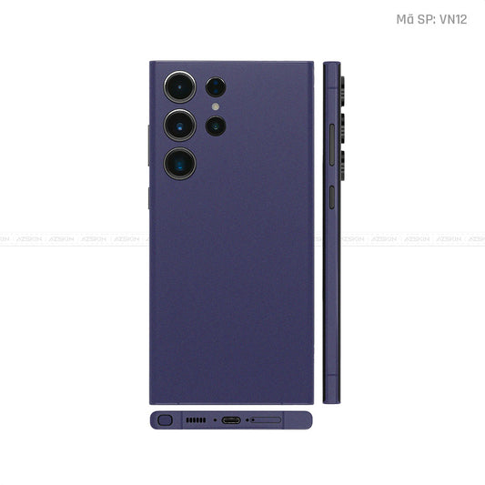 Dán Skin Samsung Galaxy S24 Series Màu Tím | VN12