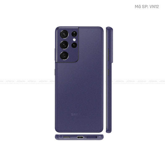 Dán Skin Galaxy S21 Series Màu Tím Merallic | VN12