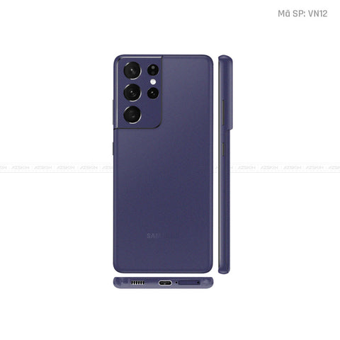 Dán Skin Galaxy S21 Series Màu Tím Merallic | VN12