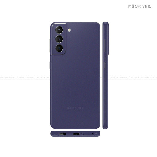 Dán Skin Galaxy S21 Series Màu Tím Merallic | VN12