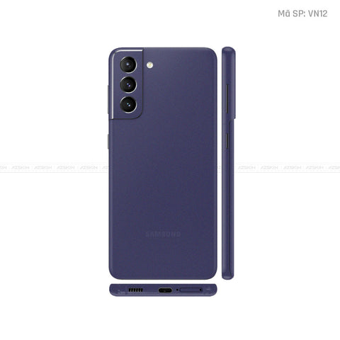 Dán Skin Galaxy S21 Series Màu Tím Merallic | VN12