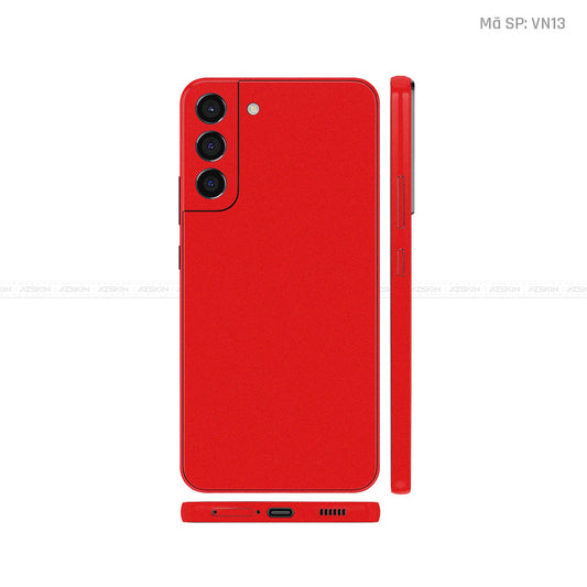 Dán Skin Galaxy S22 Series Màu Đỏ | VN13
