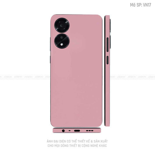 Miếng Dán Skin Điện Thoại OPPO A Series Màu Hồng Vinyl | VN17