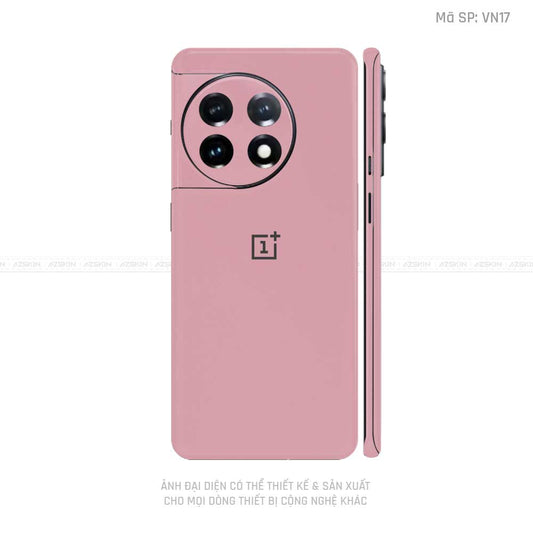 Dán Skin Oneplus 11 Series Màu Hồng Vinyl | VN17