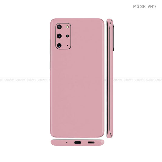 Dán Skin Galaxy S20 Series Màu Hồng Vinyl | VN17