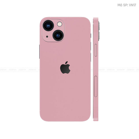 Dán Skin IPhone 16 Series Màu Hồng Vinyl | VN17