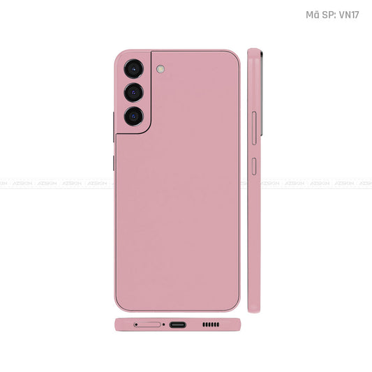 Dán Skin Galaxy S22 Series Màu Hồng Vinyl | VN17