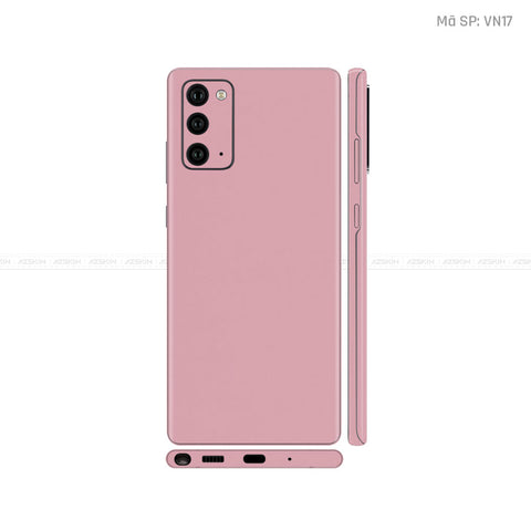 Dán Skin Galaxy Note 20 Series Màu Hồng Vinyl | VN17