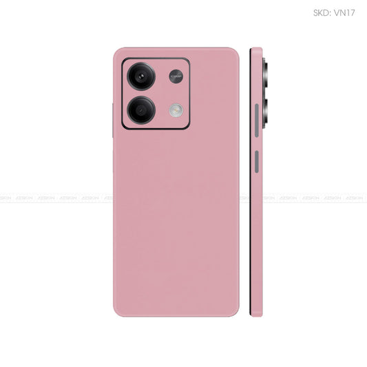 Dán Skin Điện Thoại Xiaomi Redmi 13 Series Màu Hồng Vinyl | VN17