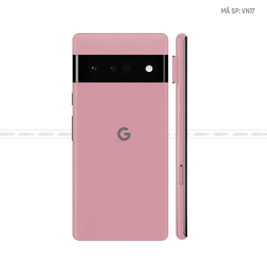 Dán Skin Google Pixel 6 Series Màu Hồng Vinyl | VN17