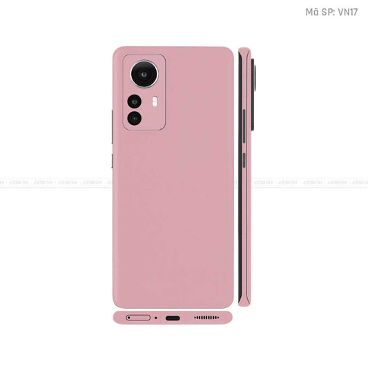 Dán Skin Xiaomi 12 Series Màu Hồng Vinyl | VN17