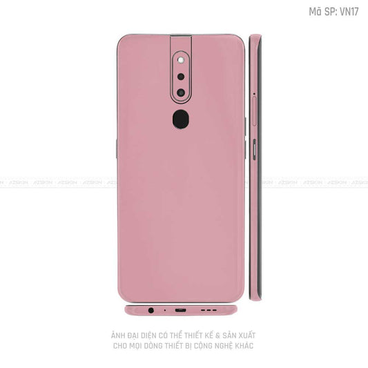 Miếng Dán Skin Điện Thoại OPPO F Series Màu Hồng Vinyl | VN17