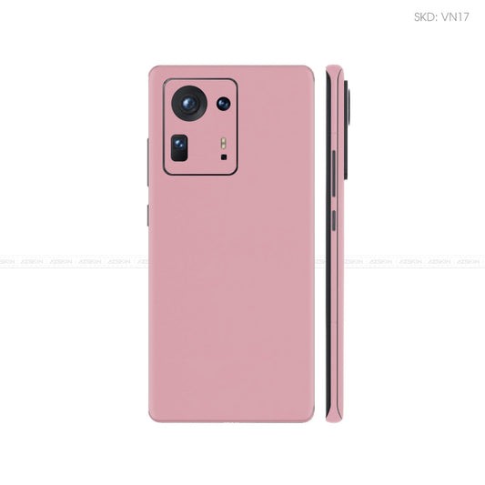 Dán Skin Điện Thoại Xiaomi Mi Mix Series Màu Hồng Vinyl | VN17