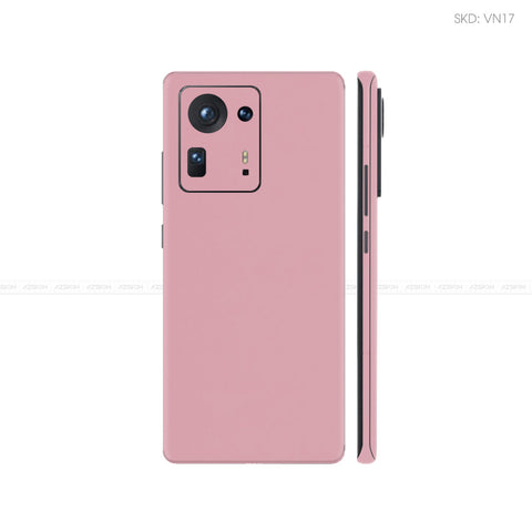 Dán Skin Điện Thoại Xiaomi Mi Mix Series Màu Hồng Vinyl | VN17