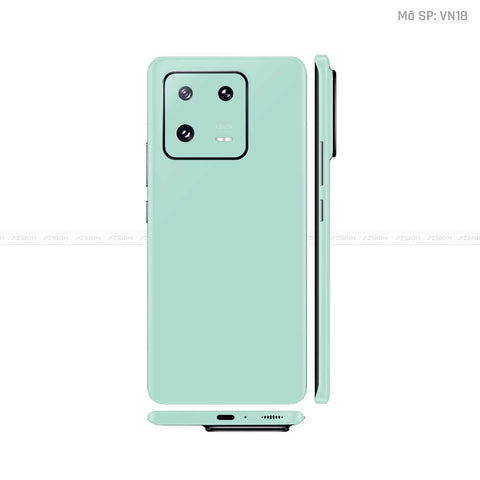 Dán Skin Xiaomi 13 Series Màu Xanh Min Vinyl | VN18