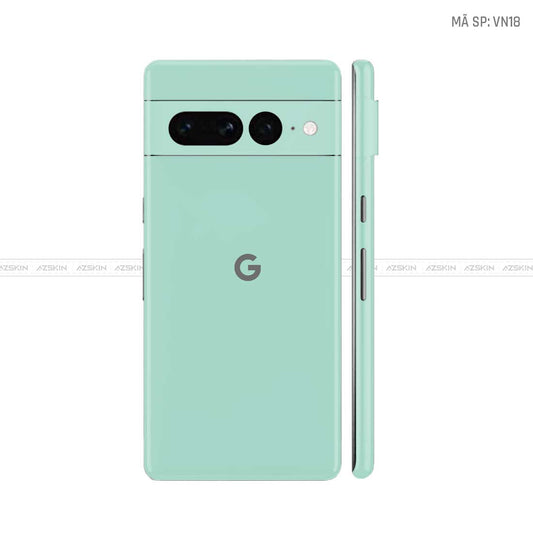 Dán Skin Google Pixel 7 Series Màu Xanh Min Vinyl | VN18
