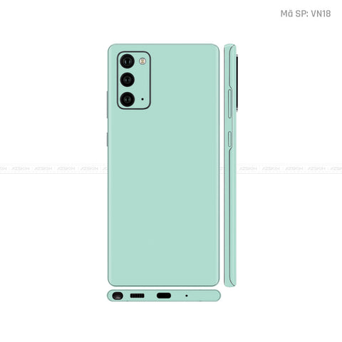 Dán Skin Galaxy Note 20 Series Màu Xanh Min Vinyl | VN18