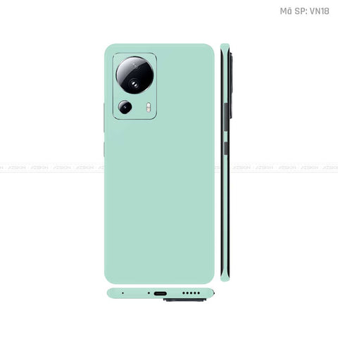 Dán Skin Xiaomi 13 Series Màu Xanh Min Vinyl | VN18