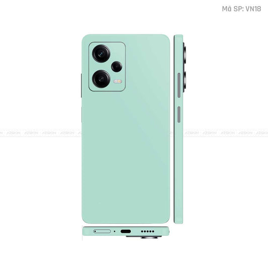 Dán Skin Xiaomi Redmi Note 12 Series Màu Xanh Min Vinyl | VN18