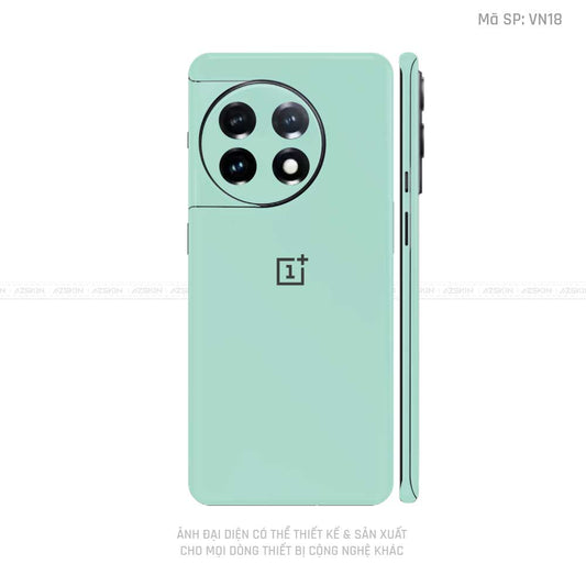 Dán Skin Oneplus 12 Series Đổi Màu Xanh Min Vinyl | VN18