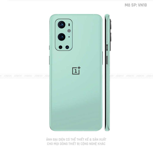 Dán Skin Oneplus 8/9 Series Màu Xanh Min Vinyl | VN18
