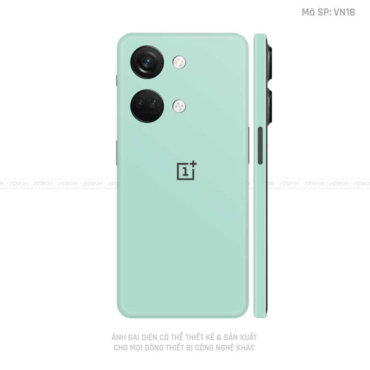 Dán Skin Oneplus Nord Series Màu Xanh Min Vinyl | VN18