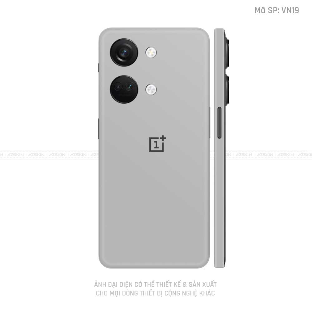 Dán Skin Oneplus Nord Series Màu Xám Vinyl | VN19