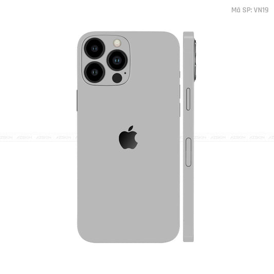 Dán Skin IPhone 14 Series Màu Xám Min Vinyl | VN19
