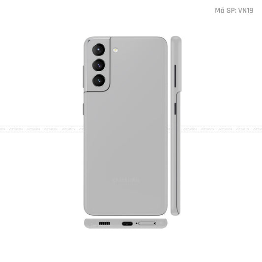 Dán Skin Galaxy S21 Series Màu Xám Vinyl | VN19