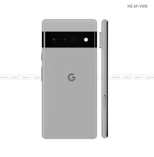 Dán Skin Google Pixel 6 Series Màu Xám Vinyl | VN19