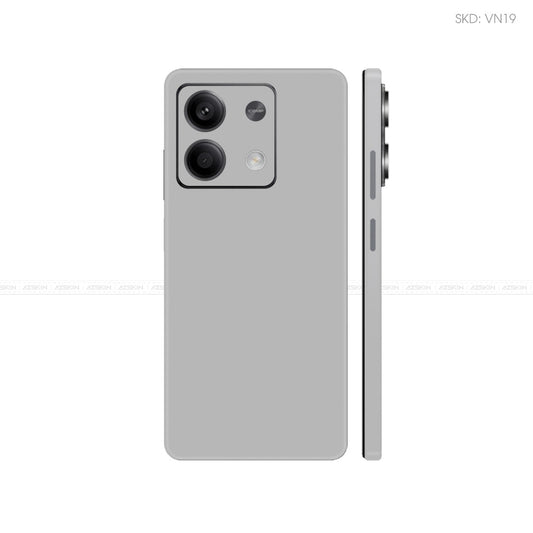 Dán Skin Điện Thoại Xiaomi Redmi 13 Series Màu Xám Vinyl | VN19