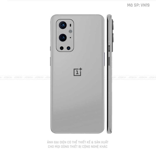 Dán Skin Oneplus 8/9 Series Màu Xám Vinyl | VN19