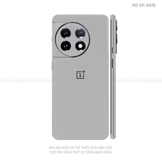 Dán Skin Oneplus 12 Series Đổi Màu Xám Vinyl | VN19
