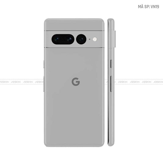 Dán Skin Google Pixel 7 Series Màu Xám Vinyl | VN19