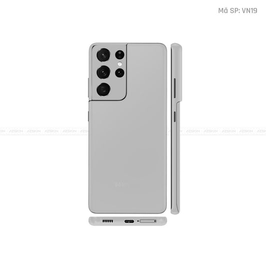 Dán Skin Galaxy S21 Series Màu Xám Vinyl | VN19