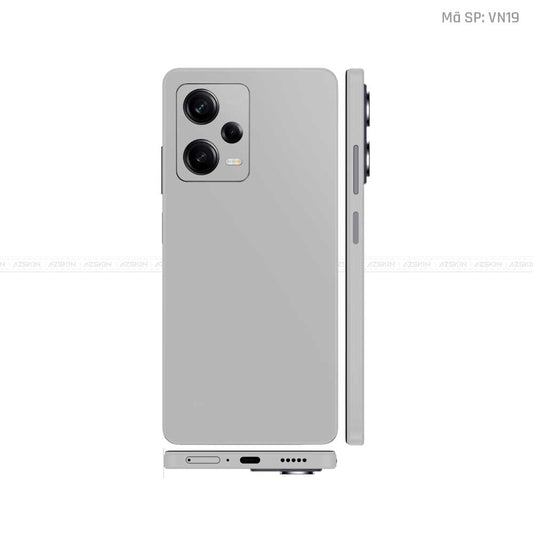 Dán Skin Xiaomi Redmi Note 12 Series Màu Xám Vinyl | VN19