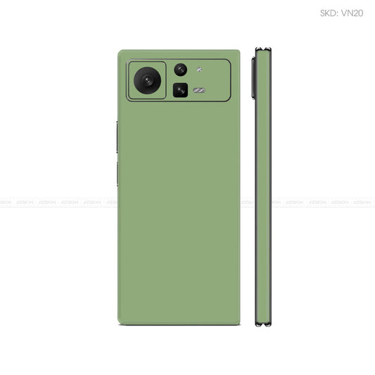 Dán Skin Điện Thoại Xiaomi Mix Fold Series Màu Xanh Lá Vinyl | VN20