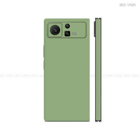 Dán Skin Điện Thoại Xiaomi Mix Fold Series Màu Xanh Lá Vinyl | VN20