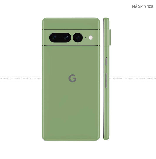 Dán Skin Google Pixel 8 Series Màu Xanh Lá Vinyl | VN20