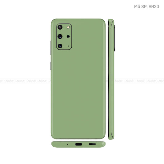 Dán Skin Galaxy S20 Series Màu Xanh Lá Vinyl | VN20