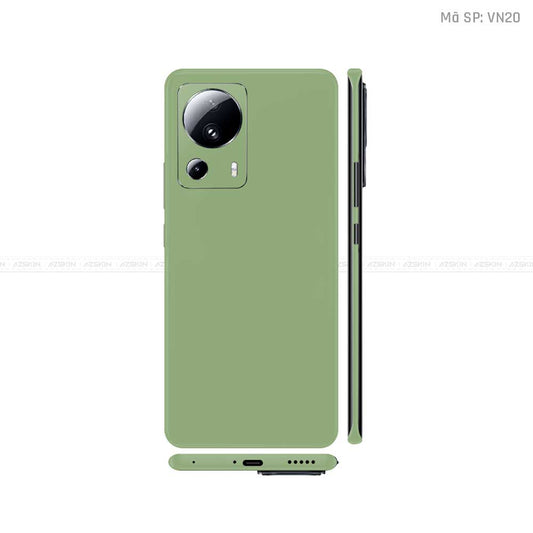 Dán Skin Xiaomi 13 Series Màu Xanh Lá Vinyl | VN20