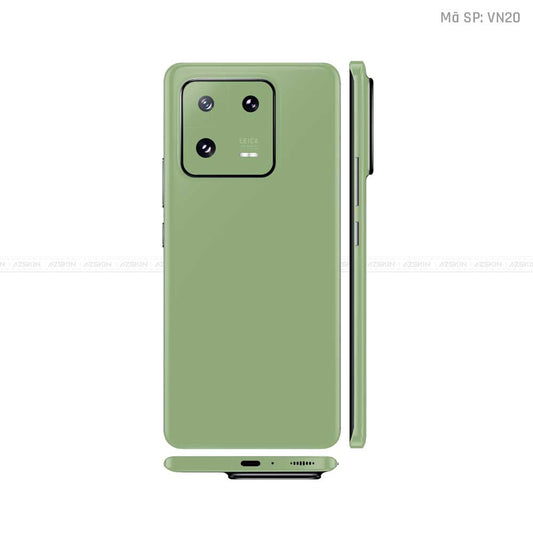 Dán Skin Xiaomi 13 Series Màu Xanh Lá Vinyl | VN20
