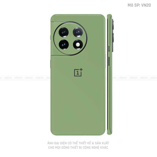 Dán Skin Oneplus 12 Series Đổi Màu Xanh Lá Vinyl | VN20
