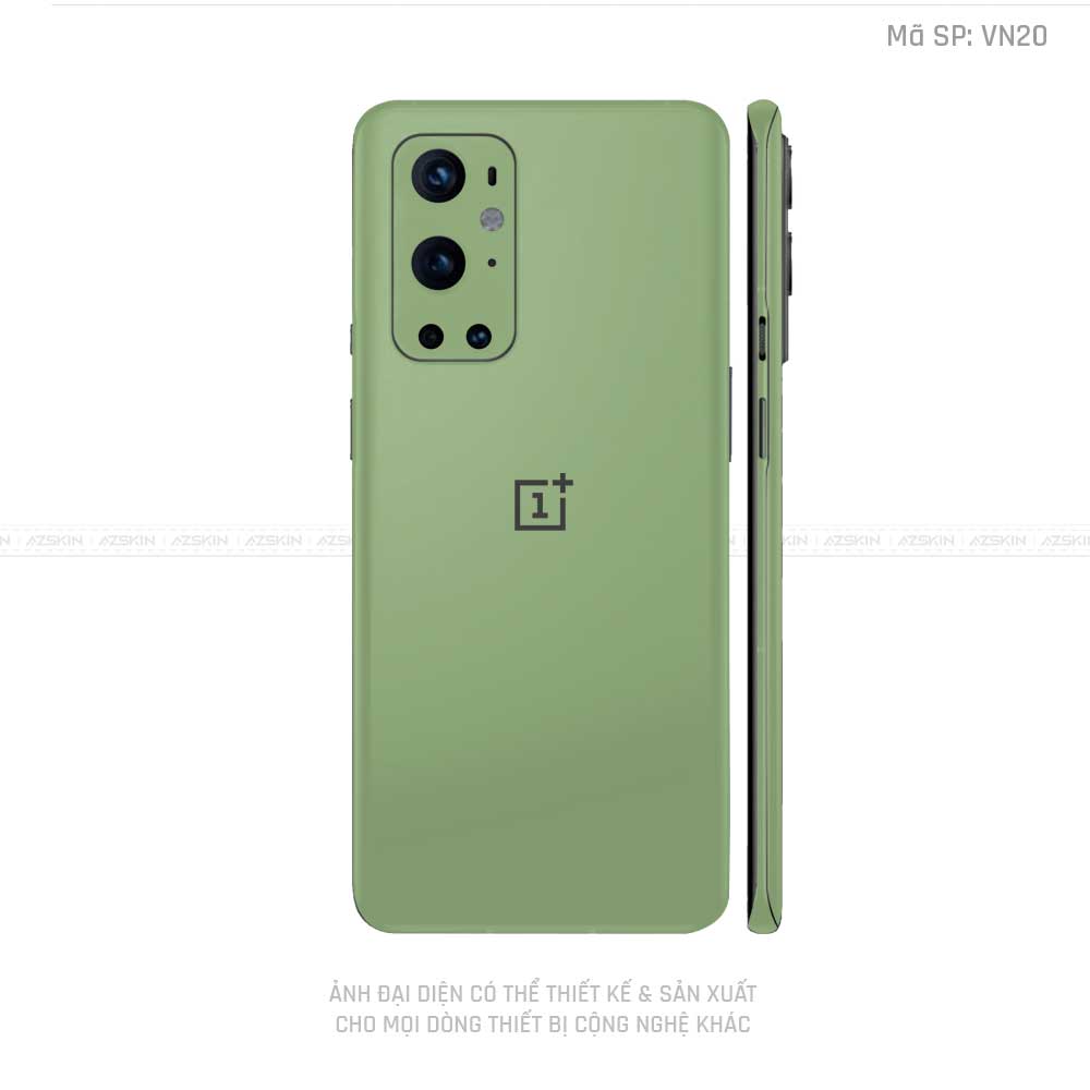 Dán Skin Oneplus 8/9 Series Màu Xanh Lá Vinyl | VN20