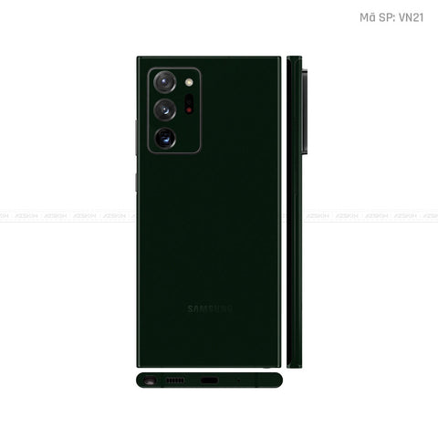 Dán Skin Galaxy Note 20 Series Màu Xanh Rêu Đậm Vinyl | VN21