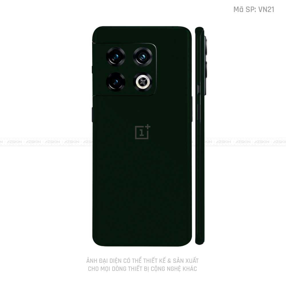 Dán Skin Oneplus 10 Series Màu Rêu Đậm Vinyl | VN21