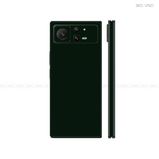 Dán Skin Điện Thoại Xiaomi Mix Fold Series Màu Xanh Rêu Đậm Vinyl | VN21