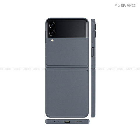 Dán Skin Galaxy Zflip3 Chuyển Màu Xám Đậm Vinyl | VN22