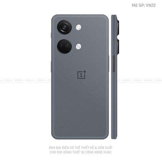 Dán Skin Oneplus Nord Series Màu Xám Đậm Vinyl | VN22